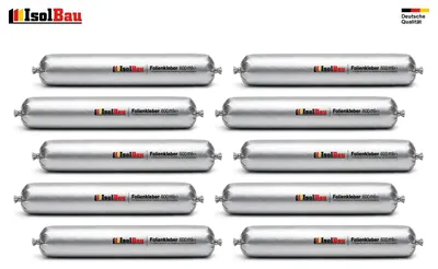 Isolbau Folienkleber 600 ml EPDM 10 Stück Dichtkleber Dampfbremse Dampfsperre