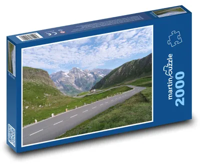 Produktbild von martinpuzzle - Puzzle 2000 Teile - Hochgebirgsstraße