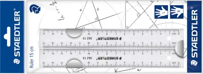 Produktbild von Staedtler 562 152 PB cirterio 150 mm Kunststoff Klar 2 Stück(e)