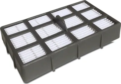 Produktbild von 2x HEPA-Filter / Feinfilter / Hygienefilter / Abluftfilter passend für Severin - BC 7055. Severin - BC 7055 S´Power snowwhite u.a.