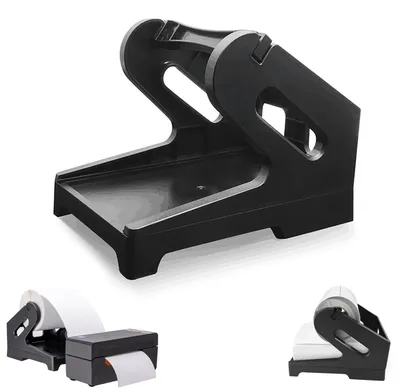 Produktbild von Etikettenmaterialien 2-in-1 für Thermodrucker, schwarz