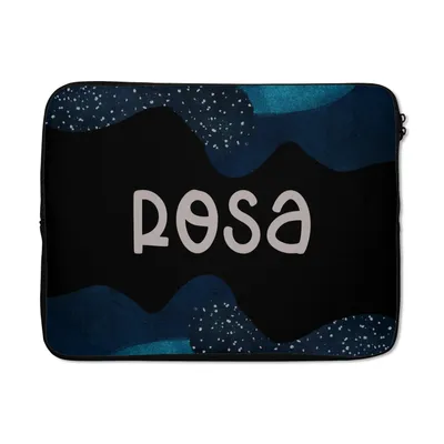Produktbild von MuchoWow® Laptop Hülle 17 Zoll Laptoptasche Rosa - Pastell - Mädchen - Zipper - Schutzabdeckung