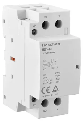 AC-Schalter 40A 2-polig 1NO 1NC 220/240V DIN-Schiene