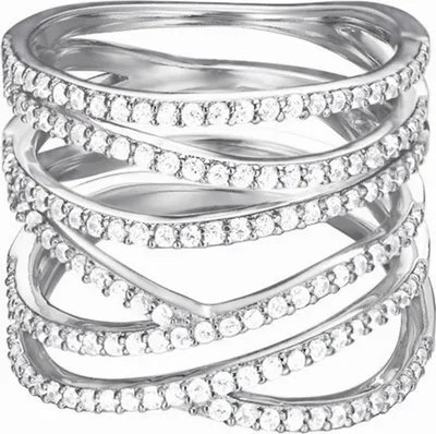 Produktbild von Esprit Damen Ring Silber JW50141 Zirkonia ESRG92533A, Ringgröße:54 (17.2 mm Ø)