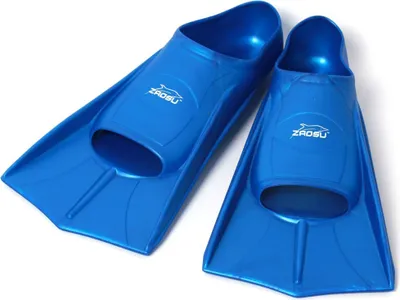 Produktbild von ZAOSU Trainings Fins - Kurzflossen, Größe:47/48, Farbe:blau