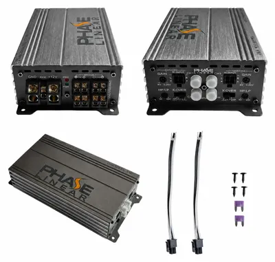 Produktbild von Phase Linear Slim 4.150 D 4-Kanal Class-D Endstufe 4x150 Watt RMS Car HiFi Verstärker, KI-generiertes Bild