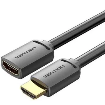 Image de Câble d'extension hdmi 4k vention ahcbg/ hdmi male - hdmi female/ 1.5m/ noir