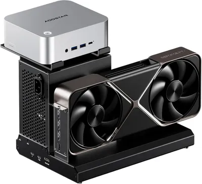 Immagine prodotto di Dock per eGPU - Stazione di docking per schede grafiche esterne - Hub Thunderbolt 5 - Alloggiamento PCIe 4.0