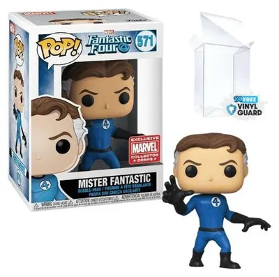 Productafbeelding van Funko Pop! Marvel: Fantastic Four - Mister Fantastic (uitgerekt) #571, exclusief voor Collector Corps