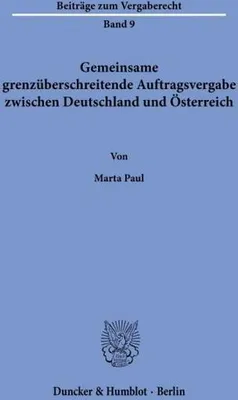 Image de Gemeinsame grenzüberschreitende Auftragsvergabe zwischen Deutschland und Österreich