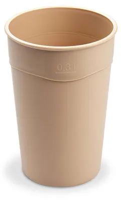 Produktbild von 50x Mehrweg Heißgetränkebecher Kaffeebecher Glühweinbecher Eichstrich 300ml Ø 80mm