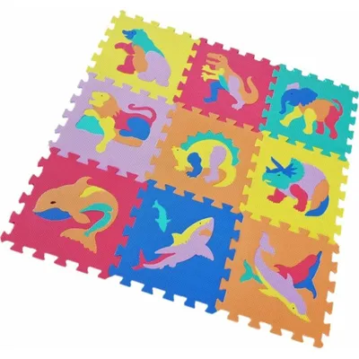 Obrázek produktu pro Pěnové puzzle zvířátka 9 ks