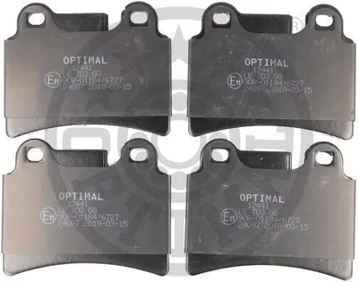 Produktbild von OPTIMAL Bremsbeläge Satz Hinten Bremsklötze für VW Touareg (7LA, 7L6, 7L7) BP-12441