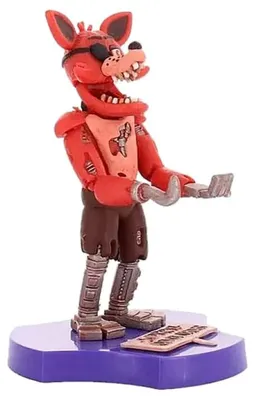 Produktbild von Exquisite Gaming Five Nights At Freddys Foxy Holdems Cable Guys Mini-gerätehalter Und Telefonständer Lila  Lila One Size