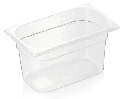 Produktbild von 6x GN Behälter 1/4 GN 84, 150 mm, mit Skalierung, Polypropylene