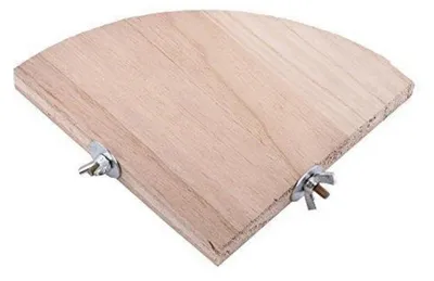 Produktbild von Vogelkäfig Sitzstange Holz Fan Form für Wellensittich Papagei Hamster
