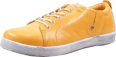 Produktbild von Andrea Conti 0347891 Damen Schnürschuhe Leder Halbschuhe Schnürer, Größe:41 EU, Farbe:Gelb