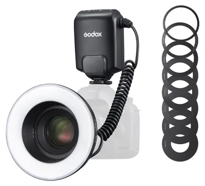 Zdjęcie produktu dla GODOX Pierścieniowa lampa błyskowa do makrofotografii ML-150 II