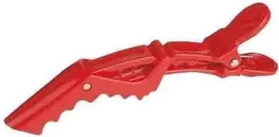 Produktbild von Efalock Sharkclips soft rot 6 Stk.