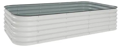 Productafbeelding van Verhoogde Bloembak - Metalen Tuinplanter 43 cm Hoog