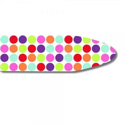 Produktbild von MSV 3700703931348, Gepolsterter Bügelbrettoberbezug, Baumwolle, Mehrfarbig, Muster, 550 mm, 1490 mm