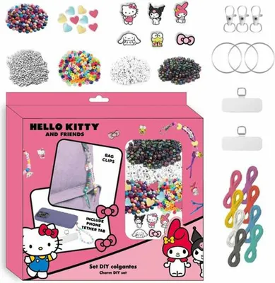 Immagine prodotto di Kit per la realizzazione di bracciali e collane Hello Kitty Colourful