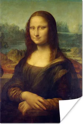 Produktbild von MuchoWow® Poster Mona Lisa - Leonardo da Vinci 20x30 cm - Papierdruck