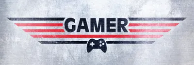 Produktbild von Gaming Kunstdruck Bild - Gamer (53 x 158 cm)