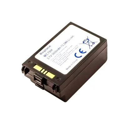 Obrázok produktu pre Batéria vhodná pre Symbol MC70 Batéria MC70H, 82-71363-03, 82-71365-01, BTRY-MC70EAB00, 3,7 V 3800 mAh, rozmery 60,49 x 36,71 x 24,70 mm