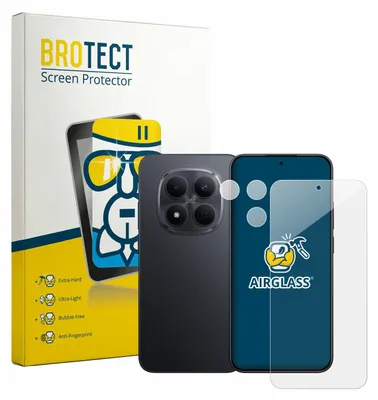 Produktbild von BROTECT Schutzglas für Xiaomi Redmi Note 15 Pro 5G (Display+Kamera) Schutzfolie Panzer Folie Glas Display Schutz klar