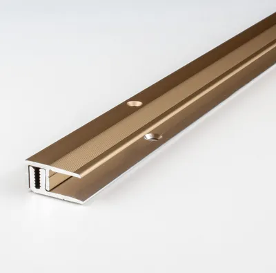 Produktbild von PROVISTON | Einfass- & Abschlussprofil | Aluminium | 21 x 7-15 x 2700 mm | Bronze Hell | Einschubprofil | Abschlussleiste | Bodenprofil
