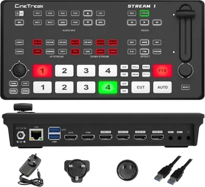Produktbild von HDMI-Video-Mischer - Videoschalter - Streaming-Mischer - Livestream-Mischer - Kameramischer