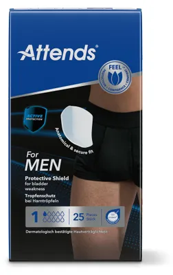 Image de ATTENDS For Men 1 - 1 paquet de 25 protections