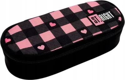 Immagine prodotto di Astuccio imbottito con patta interna Rosa a scacchi St.Right Majewski