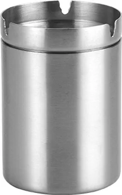 Produktbild von Aschenbecher für Zigaretten, Edelstahl-Aschenbecher aus Metall für Zigaretten und Zigarren, geeignet für den Außenbereich, Zuhause und Büro