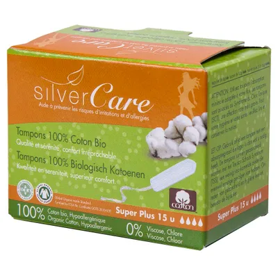 Obrázok produktu pre Masmi Tampony bez aplikatora z bawełny organicznej Super Plus, 15 sztuk