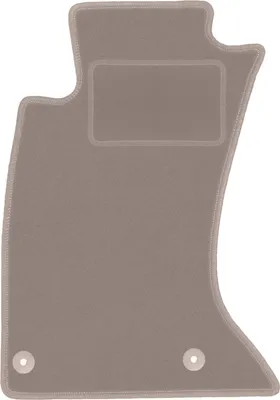 Produktbild von Fahrerfußmatte Velours beige passend für Lexus IS II 4WD (2005-2013, Limousine) – mit Befestigungen – passgenau