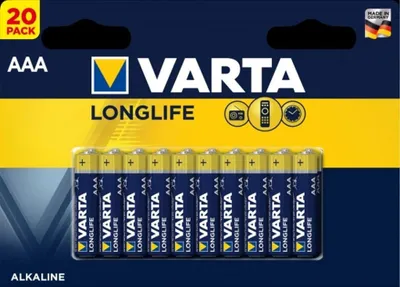 Image de Varta, Longlife AAA, piles, 6 pièces (PRODUIT D'ALLEMAGNE)