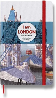 Produktbild von Moleskine I AM the city London Notizbuch limitierte Ausgabe, L/A5, liniert, fester Einband