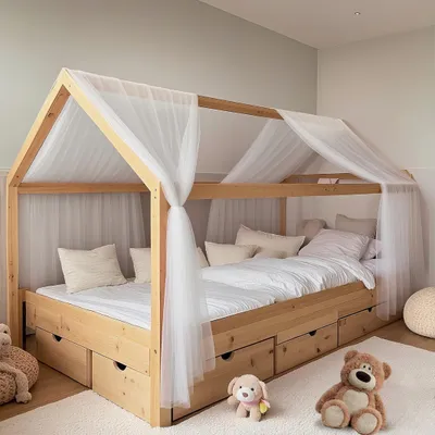 Immagine prodotto di Set di biancheria da letto in cotone: copripiumino 67 x 270 cm con lenzuolo
