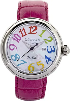 Produktbild von 0360V03-00MWNC0PF Italy Damenuhr Tutto Tondo pink Ref. 0360 Locman