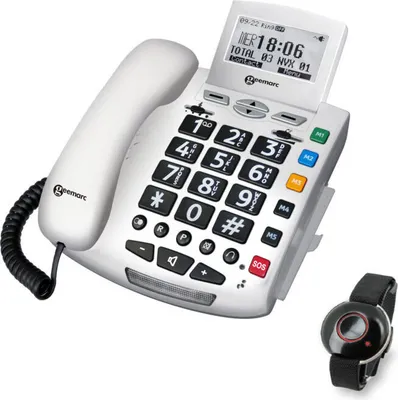 Produktbild von Telefon alarmowy Geemarc SERENITIES z komunikatem głosowym (3521350007947)