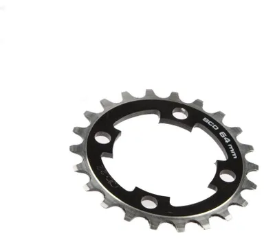 Produktbild von Gebhardt Kettenblatt, 22 Zähne, 64 mm, 4 Arme, schwarz