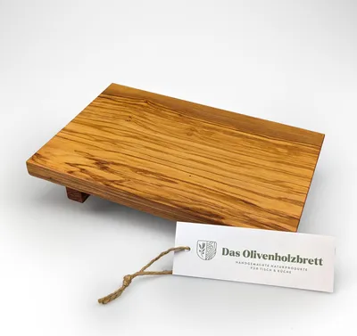 Produktbild von Sushi Brett aus Olivenholz mit Stäbchen 30 x 20 x 4 cm
