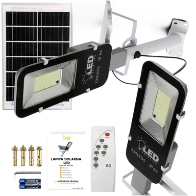 Zdjęcie produktu dla Solarna lampa uliczna LED 1200W panel solarny ogród podjazd