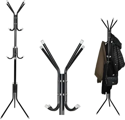 Produktbild von Kleiderbügel, Bodenständer, Loft, stabil, schwarz