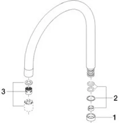 Produktbild von Dornbracht 90282204800-09 Auslauf Ersatzteile