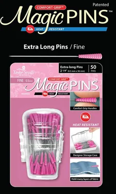 Produktbild von Taylor Seville Magic Pins - EXTRALANG fine 0,5 x 56 mm : 50 Stück Packungsgröße: 50 Stück