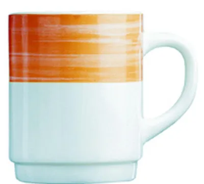 Produktbild von Brush Orange Bockbecher 25cl stapelbar - 6 Stück