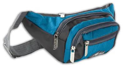 Zdjęcie produktu dla Torba Street Nylon Ladies Gents Fanny Pack Belt Bag Blue 33x14x10 OTJ507B